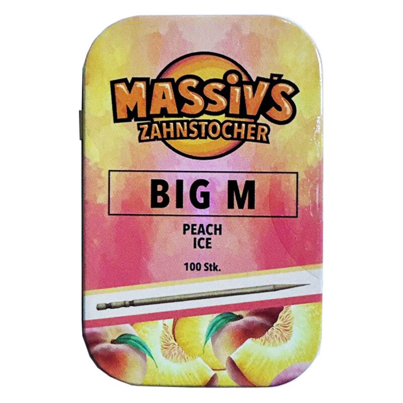Massiv Zahnstocher Big M Peach Ice