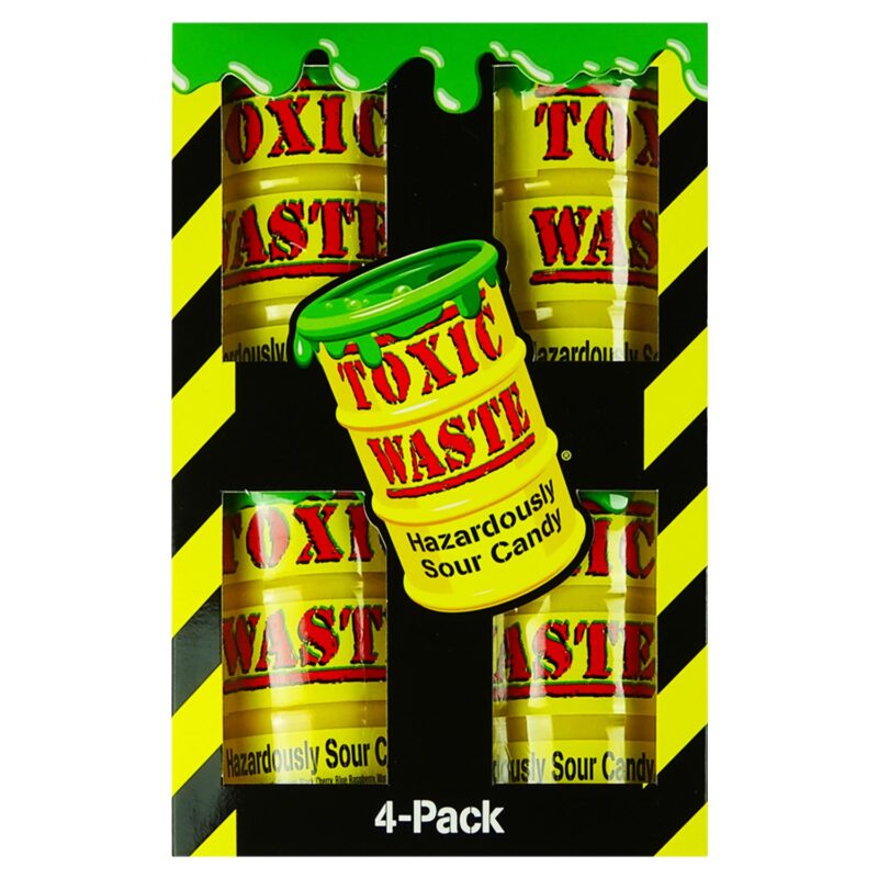 Toxic Waste 4-Pack Yellow Drum